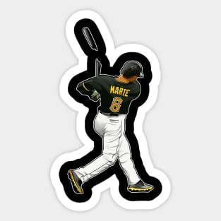 Starling Marte Break His Bats Sticker